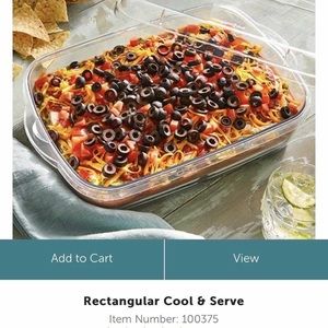 Brand NeW! Pampered Chef Rectangular Cool & Serve